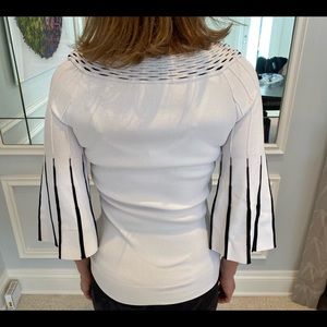 white Versace Collection top